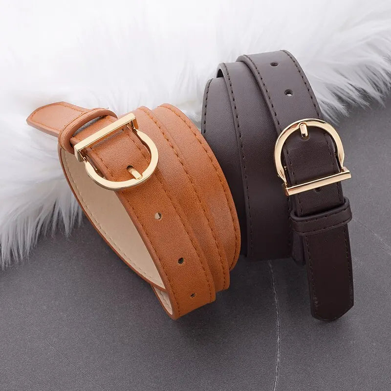 Women's Synthetic Leather Belt