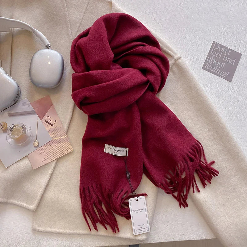 Luxury Winter Wool Scarf
